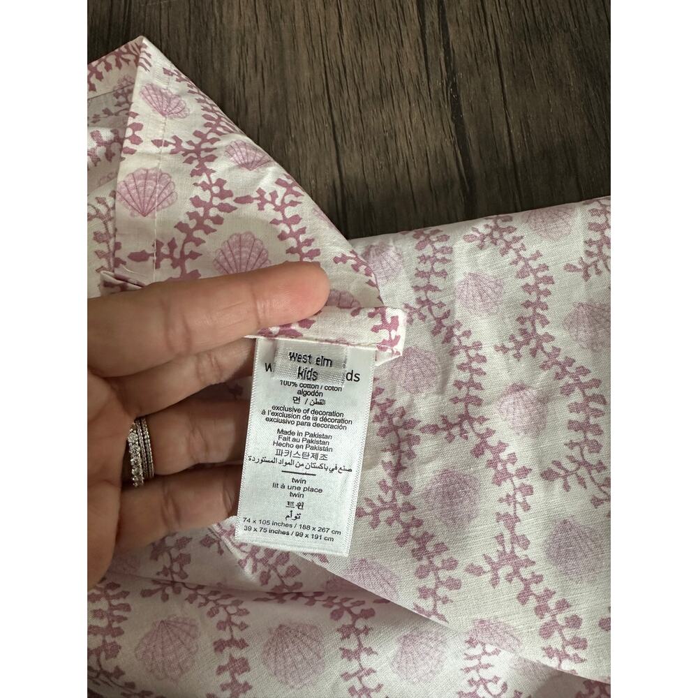 West Elm Kids Ocean Vibe Flats Sheets Set of 2 Twin - Picture 9 of 9
